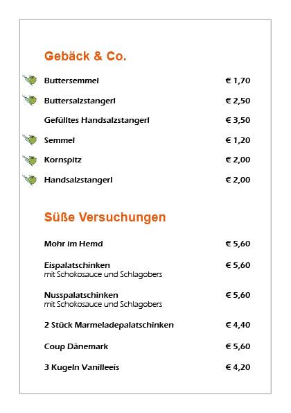 Speis&Getränkekarte 20265